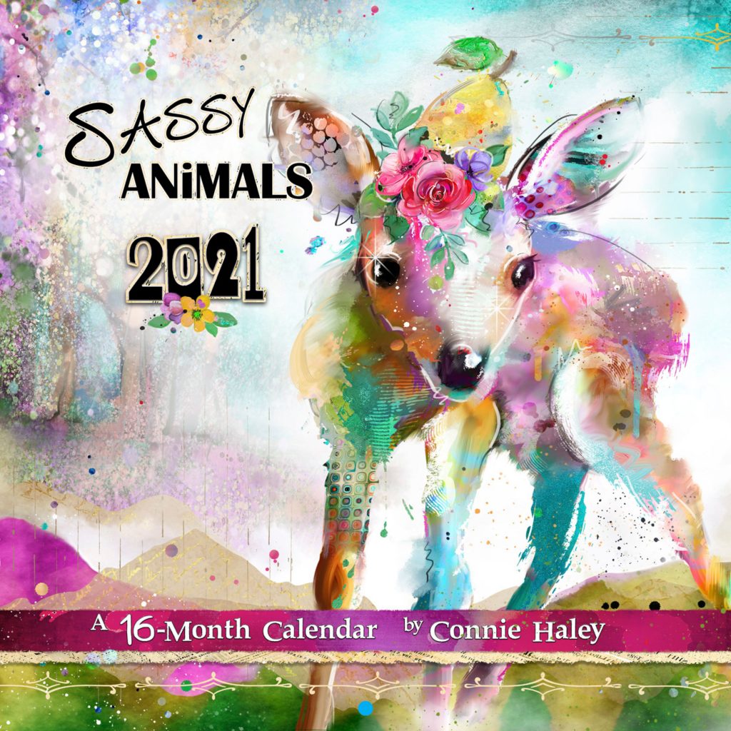 2021 Sassy Animals Calendar Cover