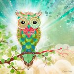 BBOw032 Green Owl